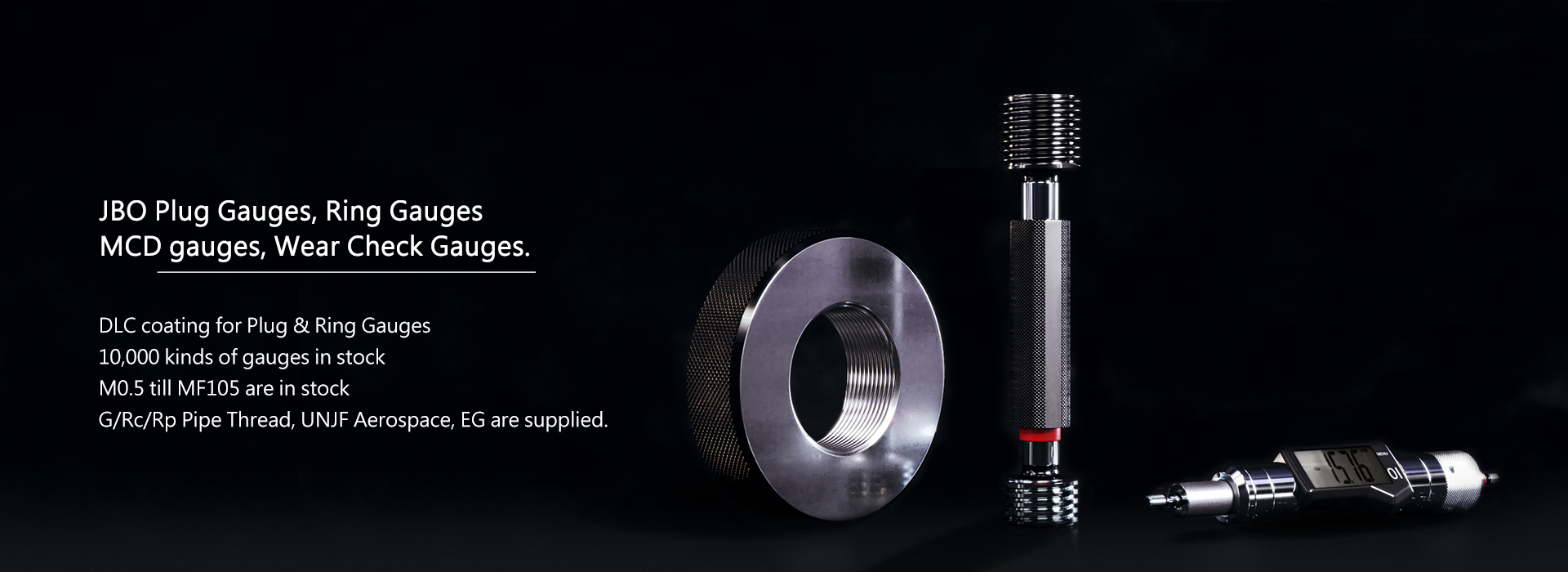 JBO Plug Gauges,Ring Gauges, MCD gauges, Wear Chec
